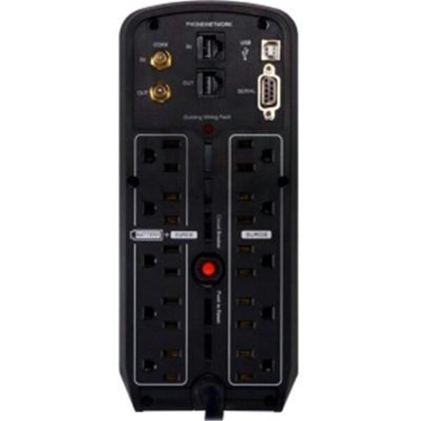 Cyberpower UPS System, 1000VA, Line Interactive, Out: 120V AC In: 120V AC CY87610 - main